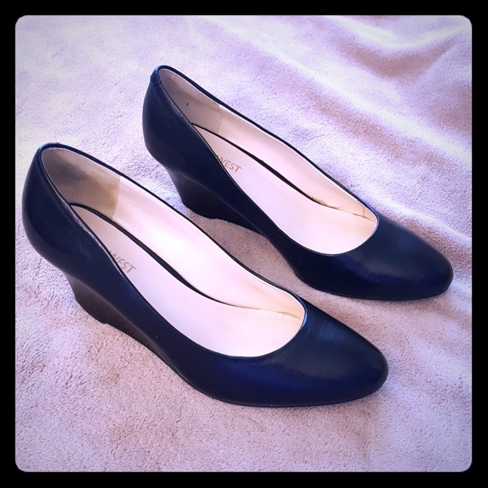 Sz. 8 Nine West Wedge Pumps